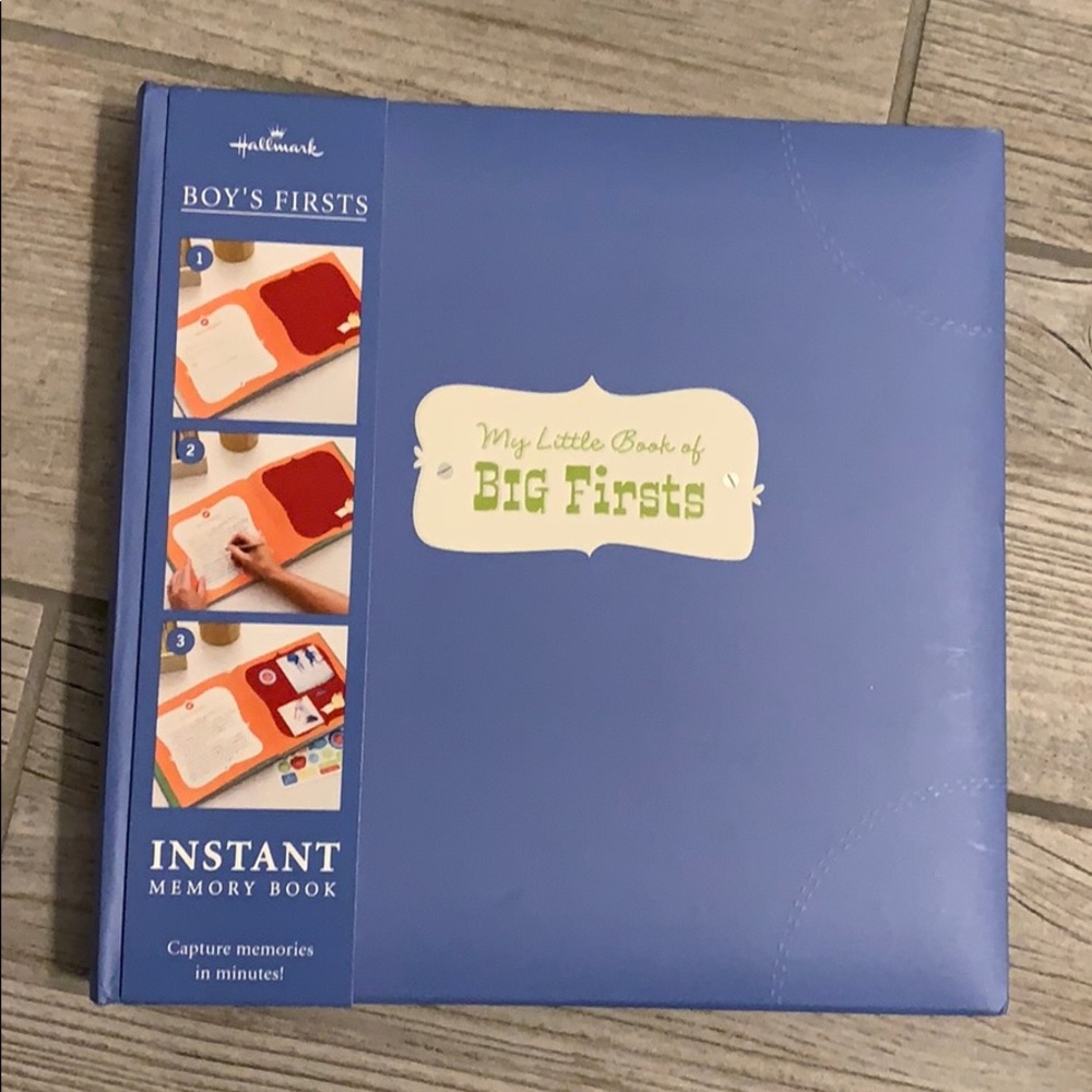 Brand new Hallmark boy’s firsts memory book